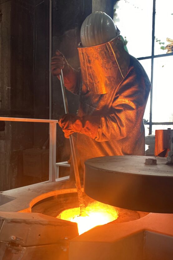 Investment casting using the lost wax process