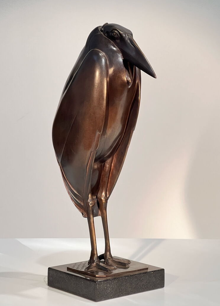 Marabu - Bronzeplastik - Wilhelm Krieger