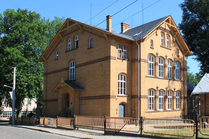 Aussenansicht des Kunstgussmuseums Lauchhammer