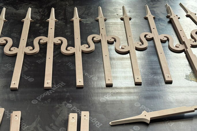 3D CNC Druck - Rekonstruktion der Toranlage im Schlosspark Branitz