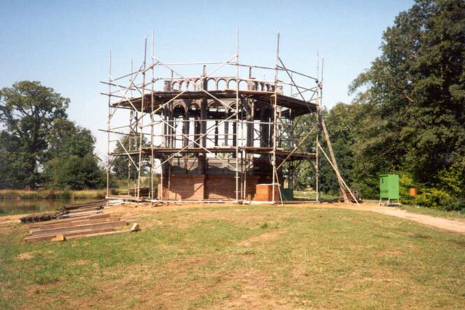 Pavilion Fürstl. Drehna - Reconstruction after restoration